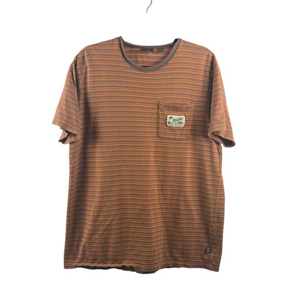 Howler Bros Men's Jacquard Pocket Tee Size Large Orange - Picture 1 of 6